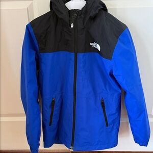 The North Face Royal Blue and Black Hooded Jacket